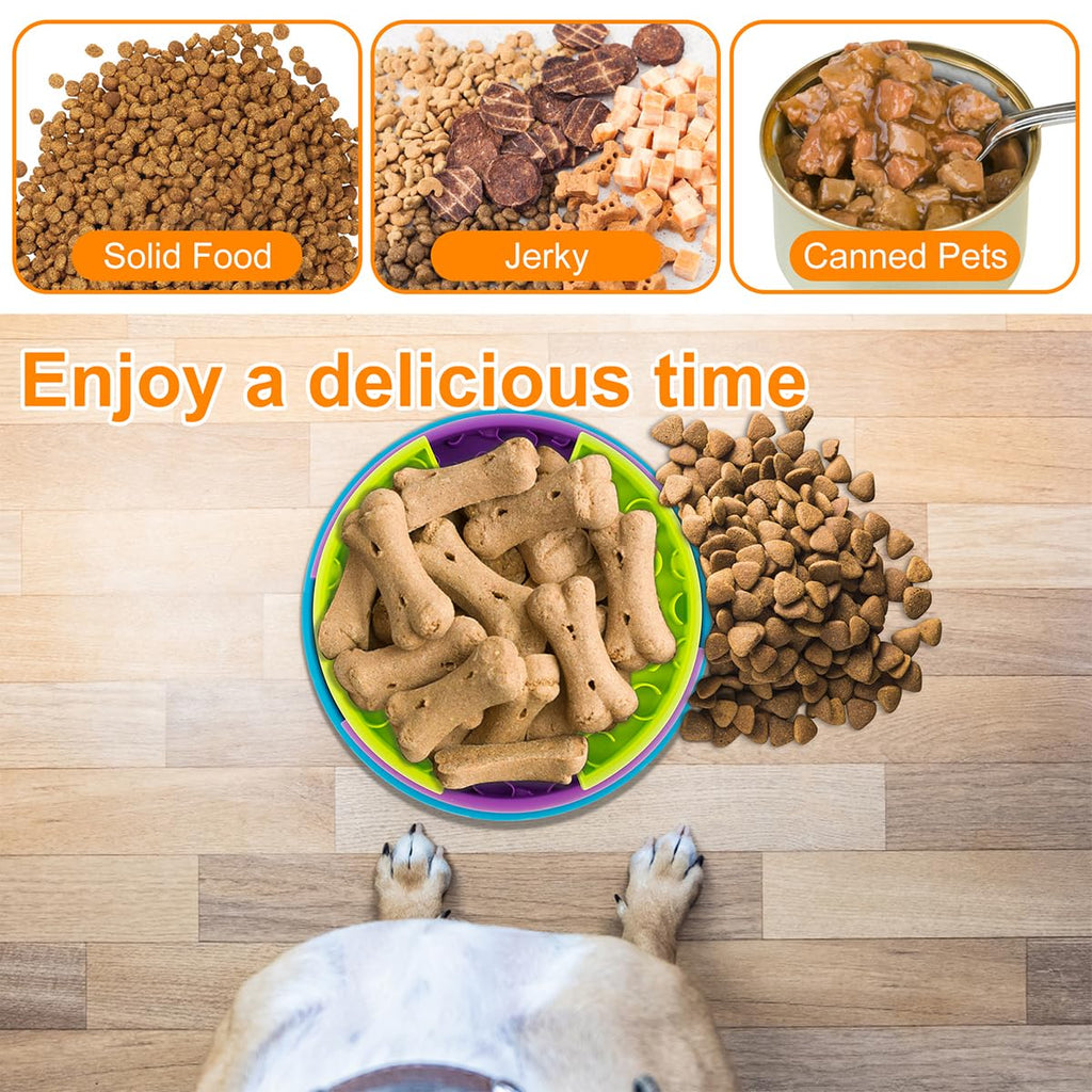 3-in-1 Slow Feeder Puzzle Bowl