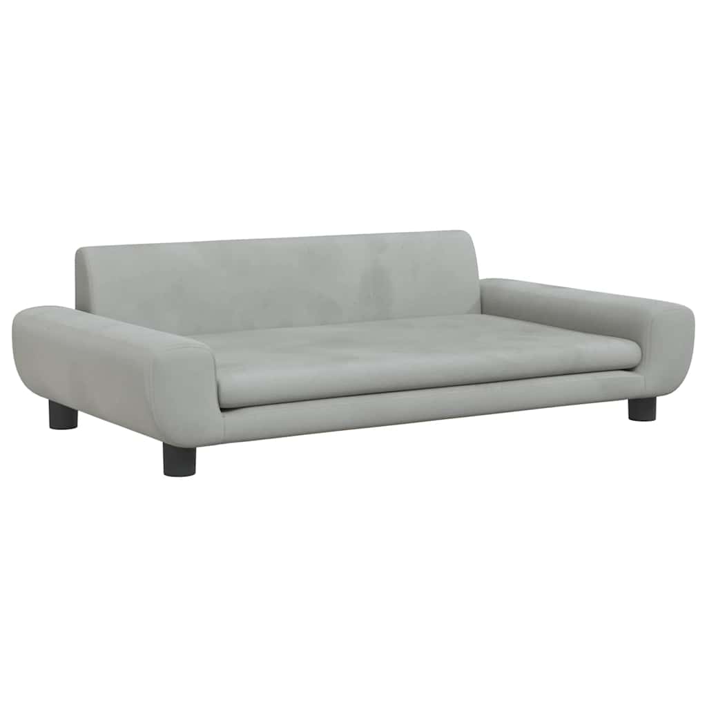 Velvet Orthopedic Dog Bed for Large Dogs