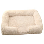 Fluffy Calming Donut Dog Bed