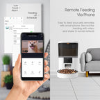 Caméra vidéo avec distributeur de nourriture intelligent à performances réglables