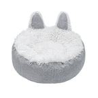 Plush Covered Cat Bed Cave