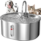 Distributeur d'eau automatique en acier inoxydable pour chat
