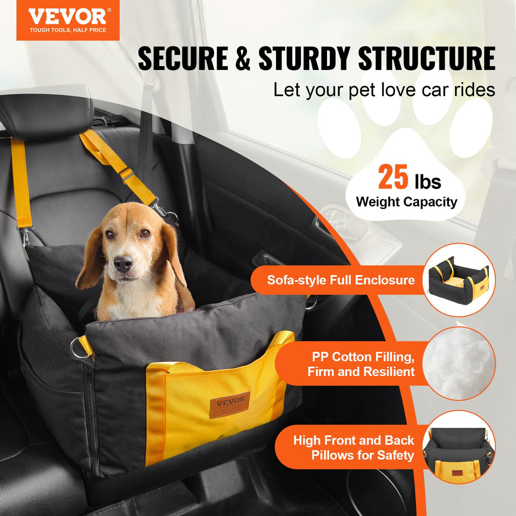 Dog Booster Car Seat for Small Dogs