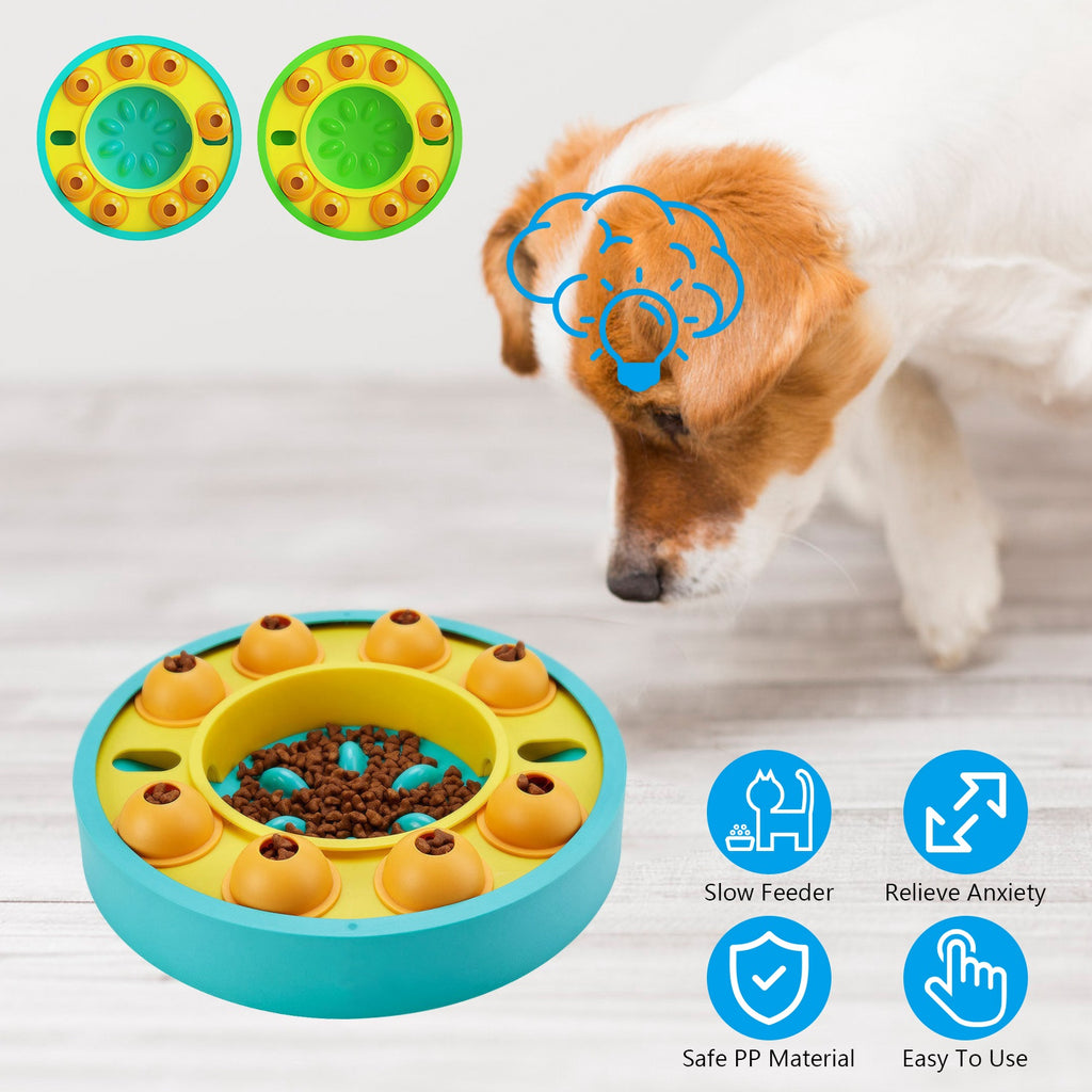 Interactive Slow Feeder Puzzle Bowl