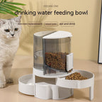 Distributeur automatique de nourriture pour animaux avec changement d'eau