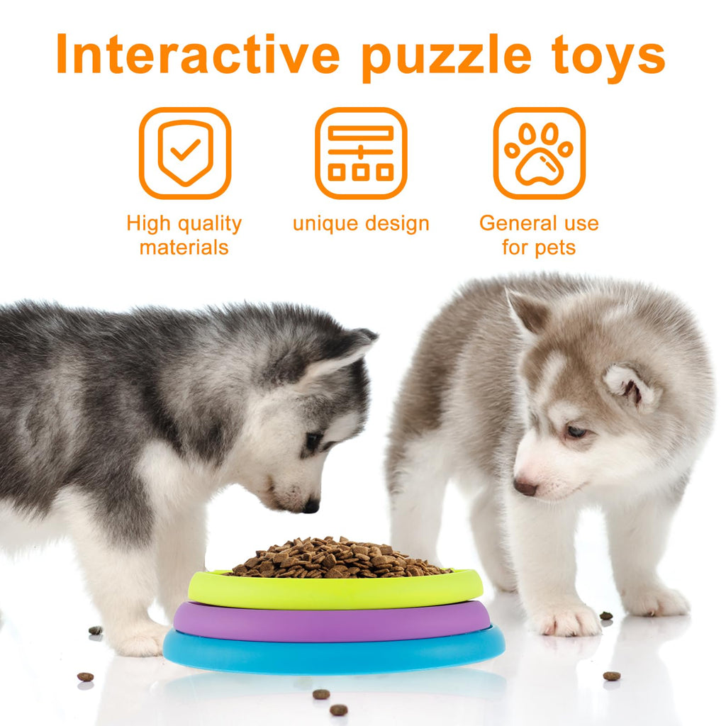 3-in-1 Slow Feeder Puzzle Bowl