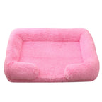 Fluffy Calming Donut Dog Bed