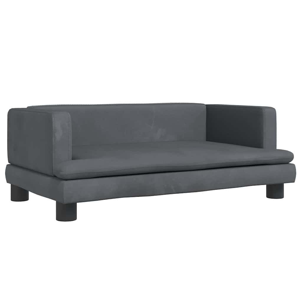 Velvet Orthopedic Dog Bed for Medium Dogs