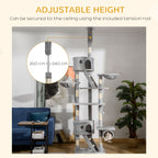 Adjustable Cat Tree with Hammock
