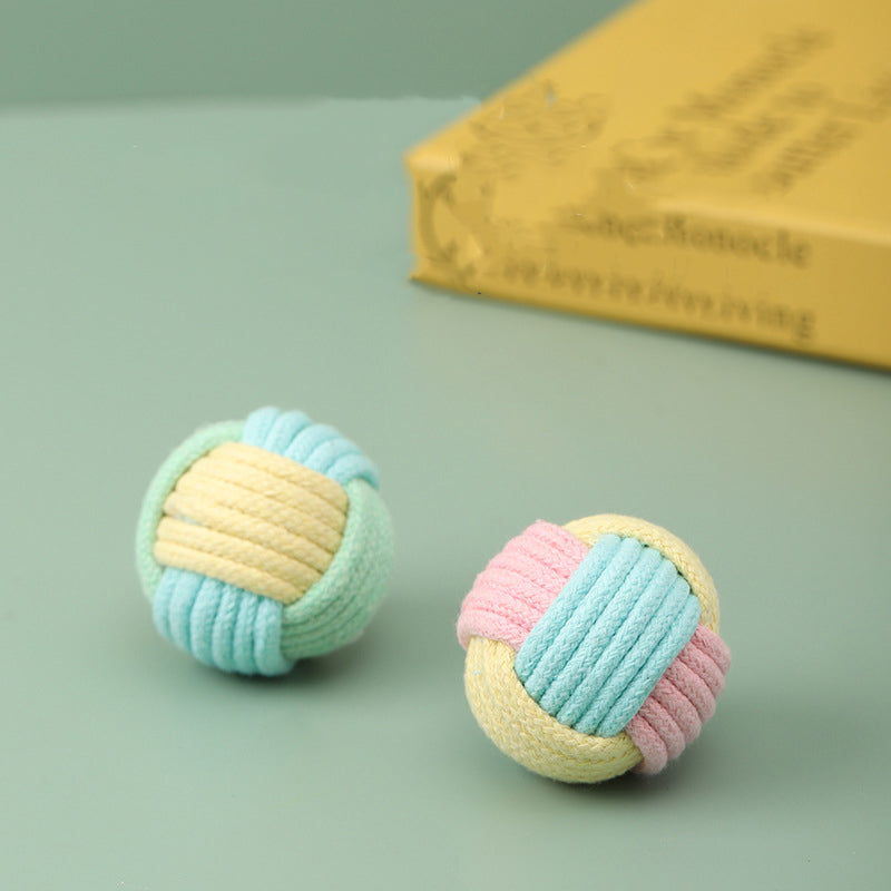 Handmade Wool Cat Play Ball