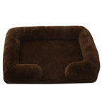Fluffy Calming Donut Dog Bed