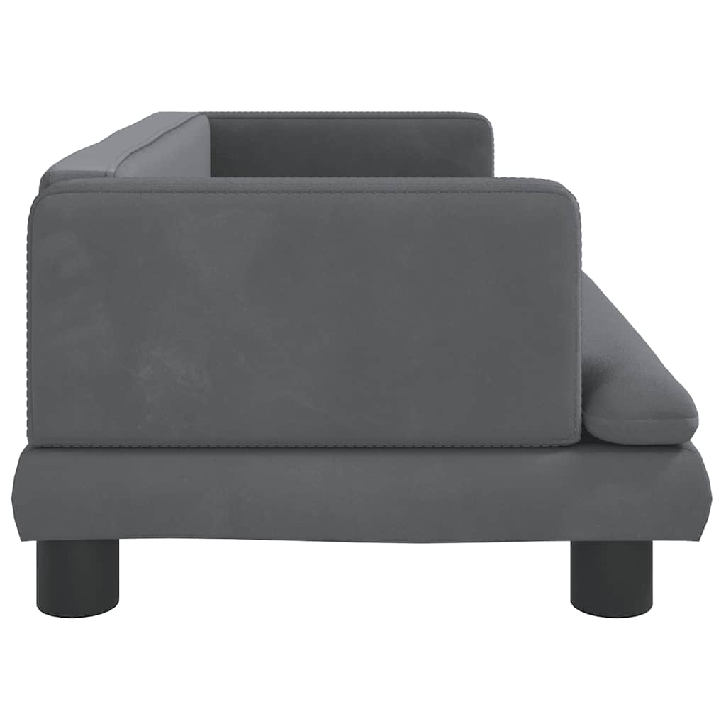 Velvet Orthopedic Dog Bed for Medium Dogs