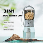 Portable Dog Water Bottle & Feeder