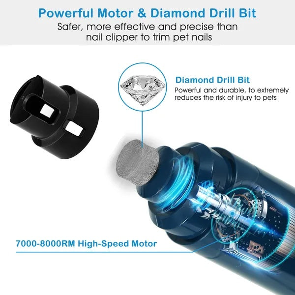 USB Rechargeable Dog Nail Grinder