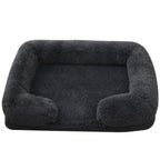 Fluffy Calming Donut Dog Bed