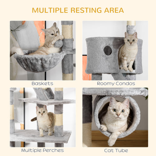 Adjustable Cat Tree with Hammock