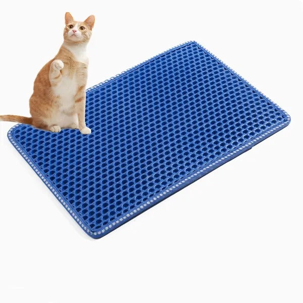 Tapis de litière pour chat - Tapis de récupération de litière