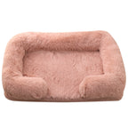Fluffy Calming Donut Dog Bed