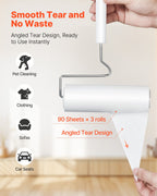 Extra Sticky Pet Hair Lint Roller (3 Pack)