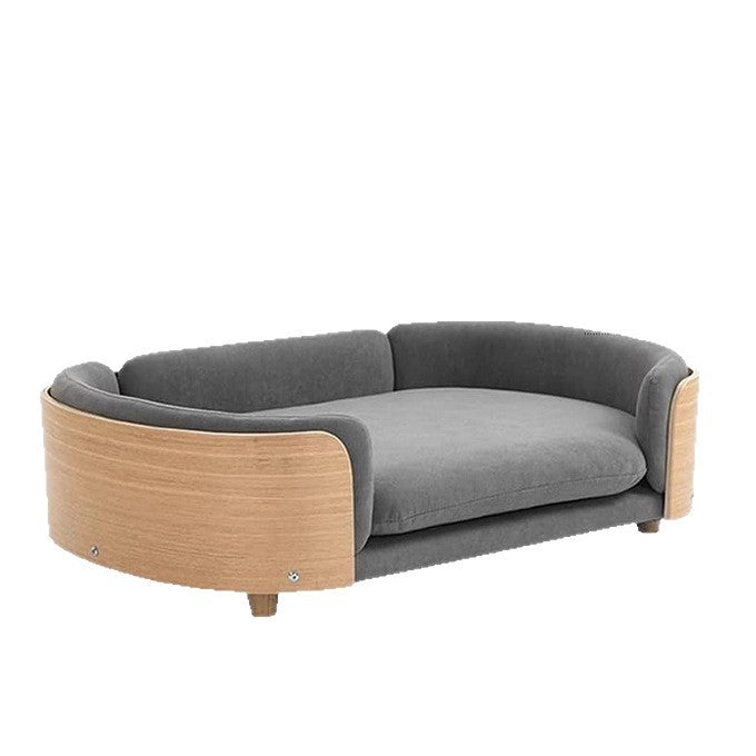 Simple Cat Bed Wooden Sofa-bed Style