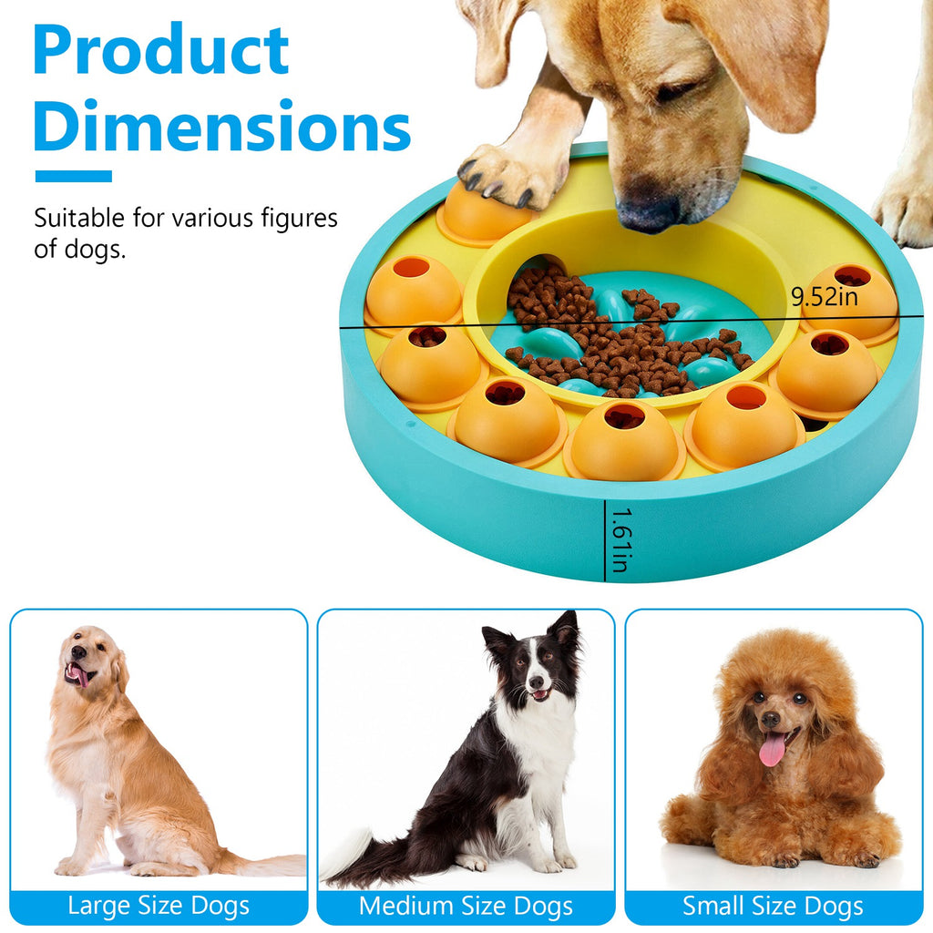 Interactive Slow Feeder Puzzle Bowl